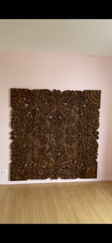 Customer photo review of Tête de Lit Bohème Nature - California King 180 cm