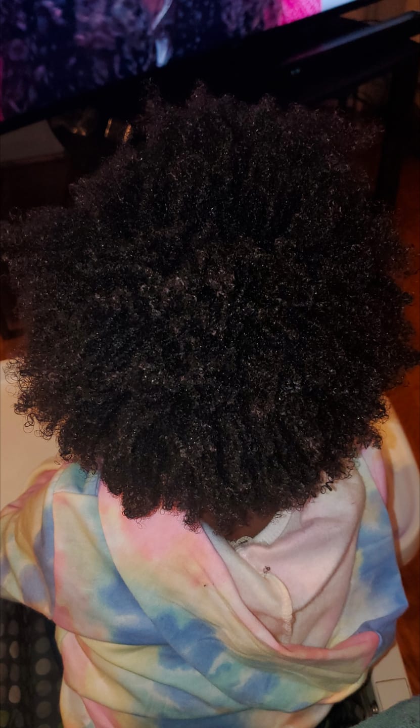 Customer photo review of Hydrating Multi-Use Styling Foam