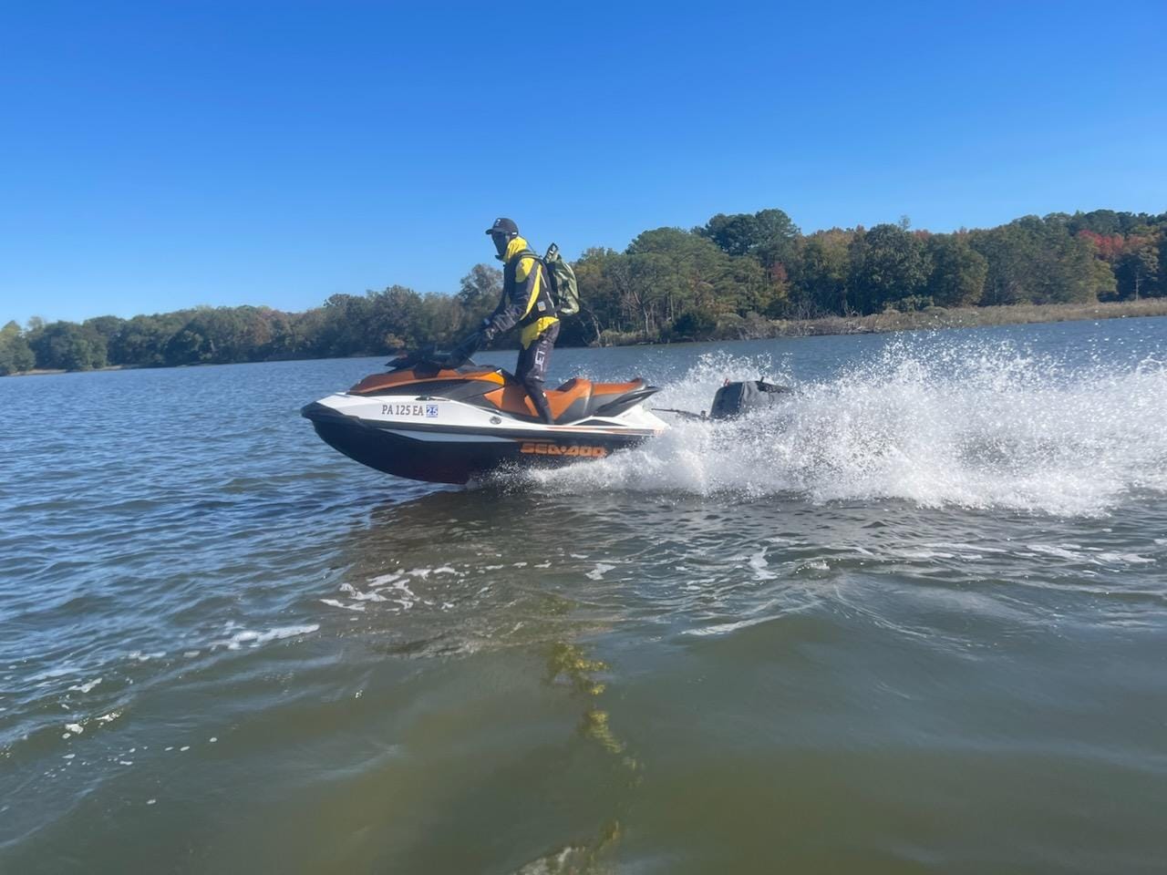 Customer photo review of JET TECH WATER REPELLENT JET SKI HAT