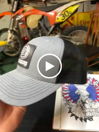 Customer video review of Custom Leather Patch Trucker Hat - Richardson 112