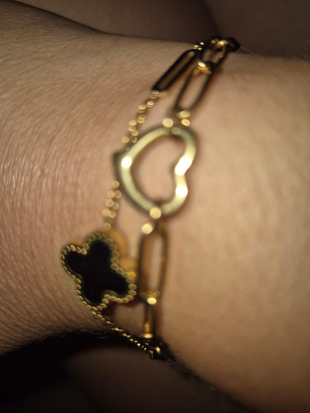 Customer photo review of Bratara Heart Link