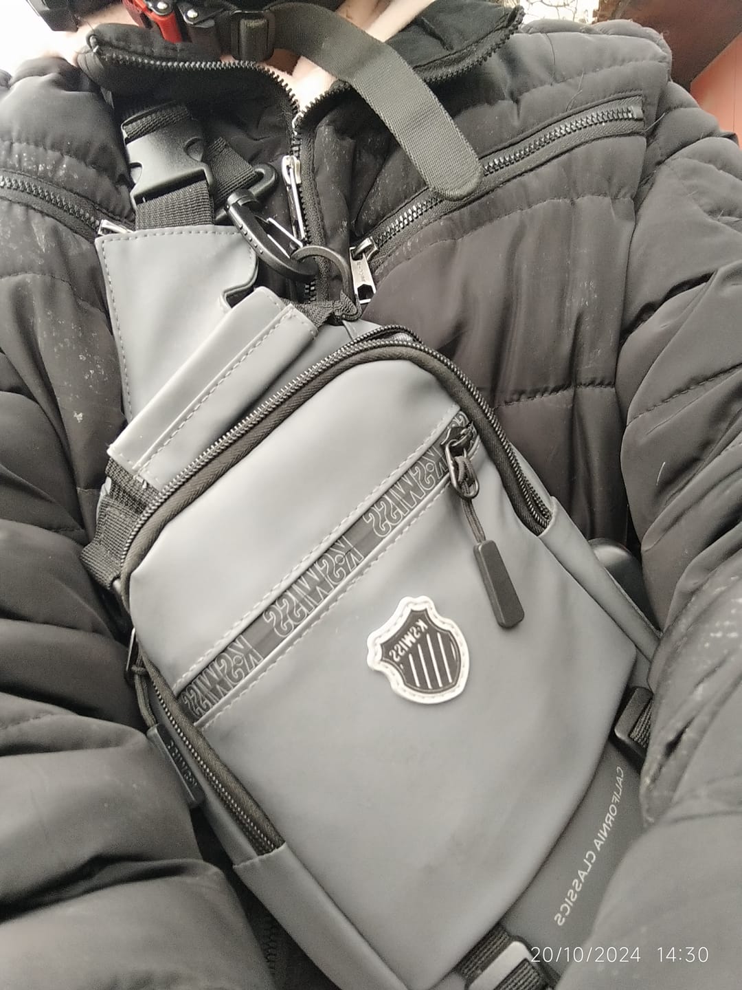 Customer photo review of Bandolera Messenger Rykan