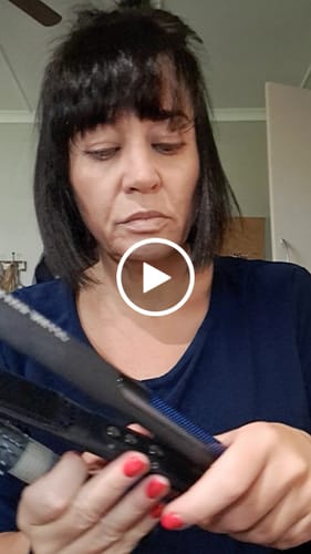 Customer video review of Silver Bullet Glide Ceramic Iron 180-230 Degrees C