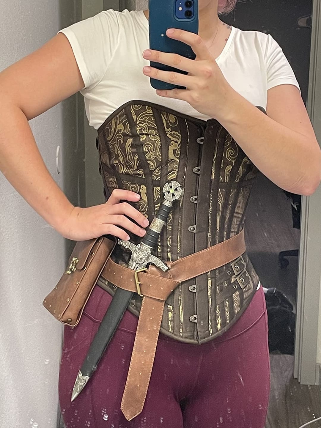 Customer photo review of Mini steampunk bag