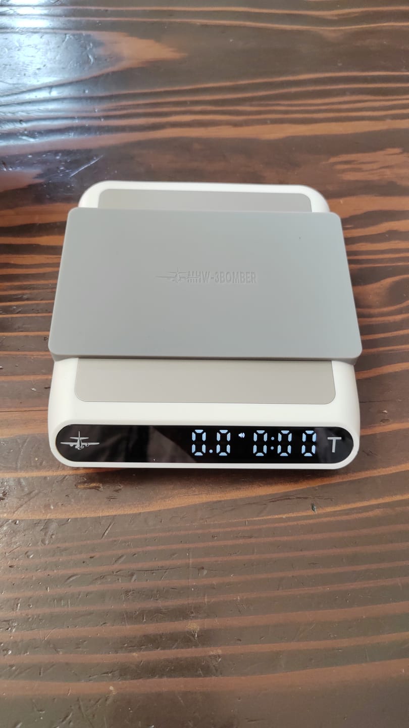 Customer photo review of MHW-3BOMBER Formula Smart Espresso Coffee Scale