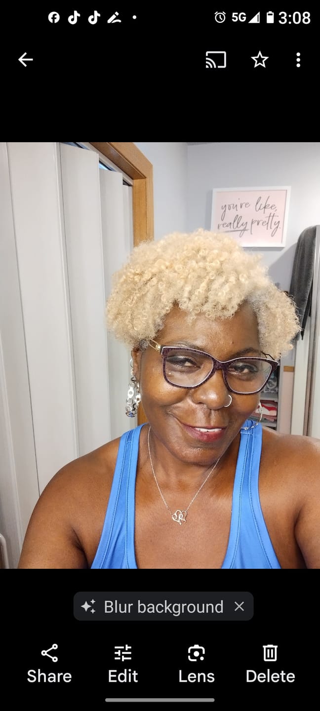 Customer photo review of Sculpting Jelly - Anti Frizz - Luscious Lotus