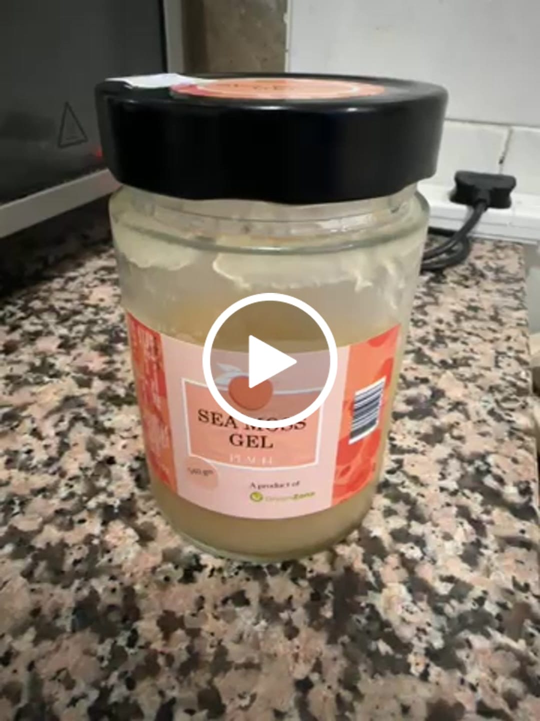 Customer video review of Sea Moss Gel with Peach (540gm)