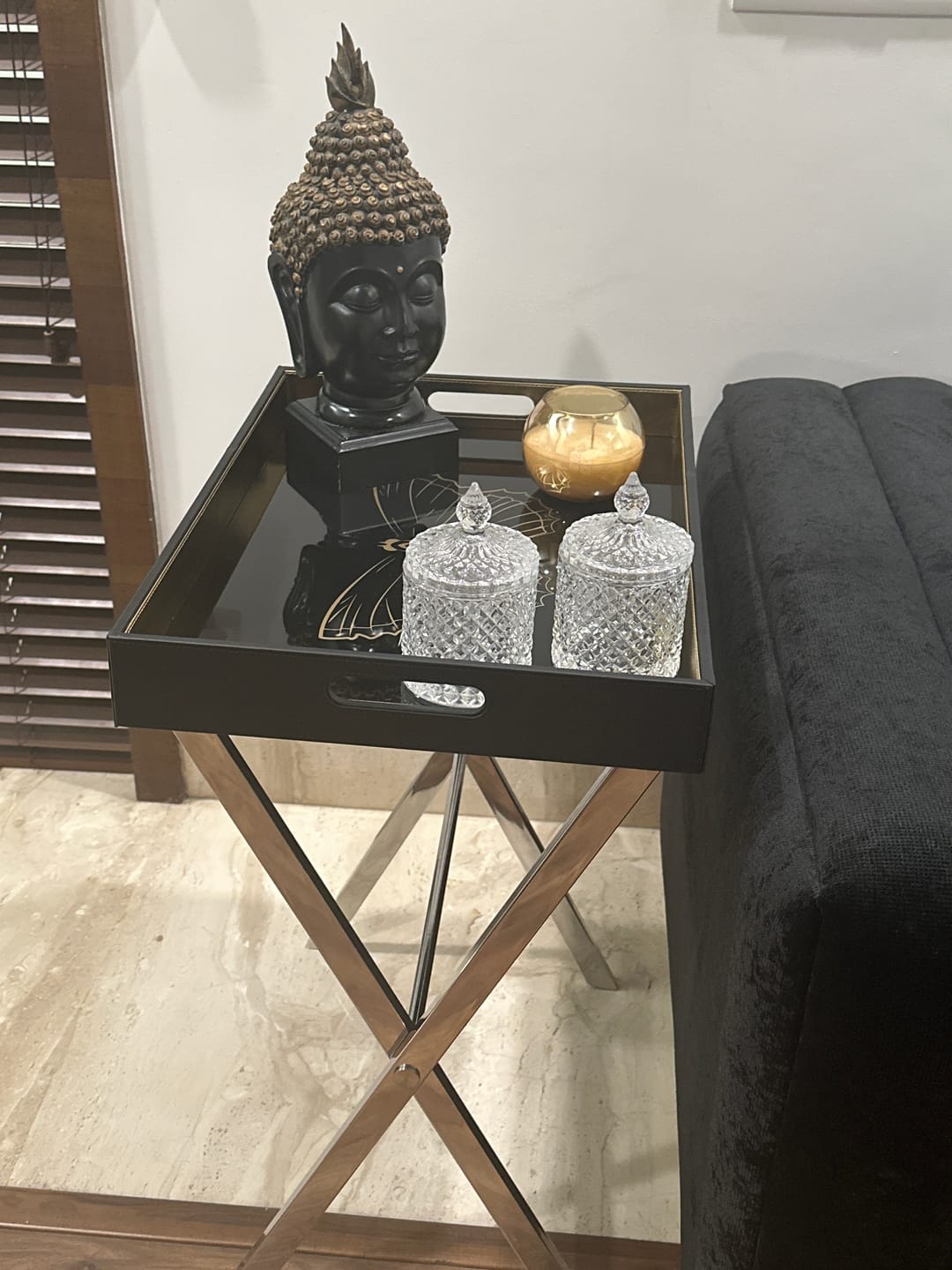 Customer photo review of Scarlett Gold Table