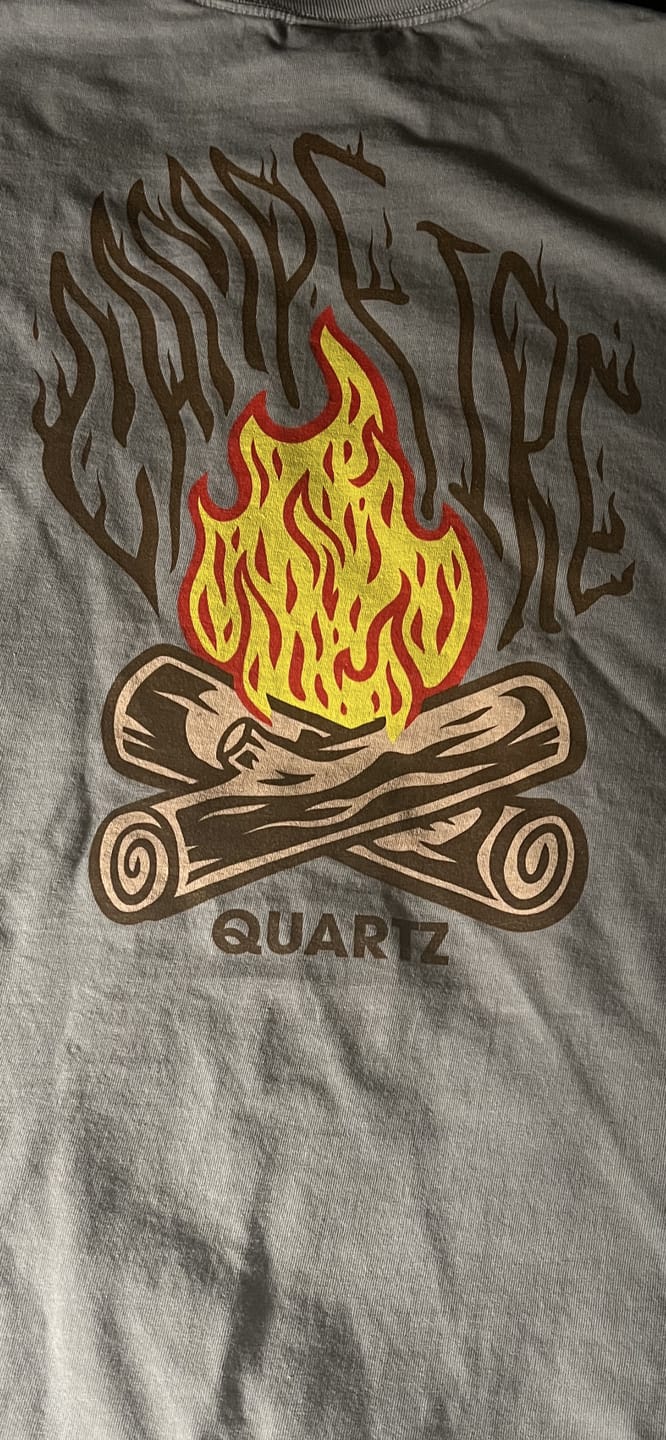 Customer photo review of Campfire Quartz Tee