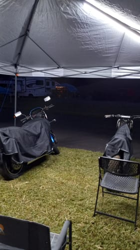 Customer photo review of Racing Canopy Pit Light Set - 10,000 Lumens
