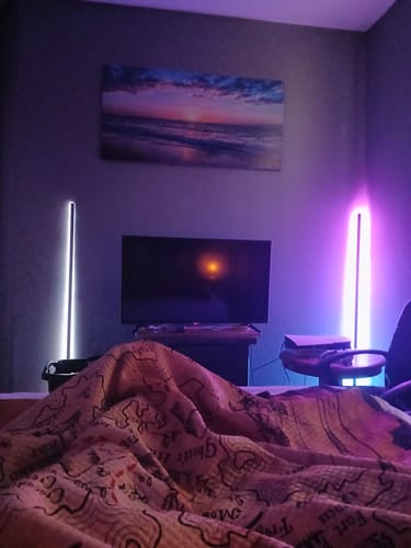Customer photo review of LITE TOWER - MODERN STYLED LED CORNER LAMP
