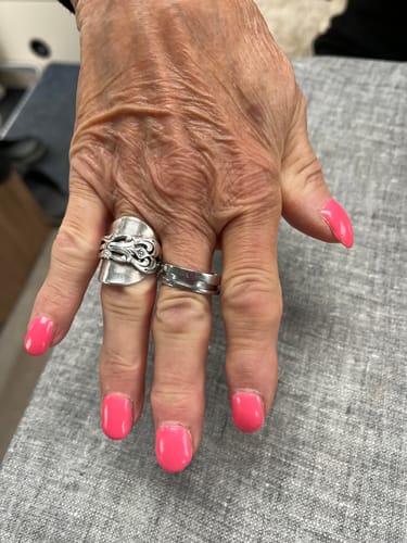 Customer photo review of Sunset Lover Dipping Powder