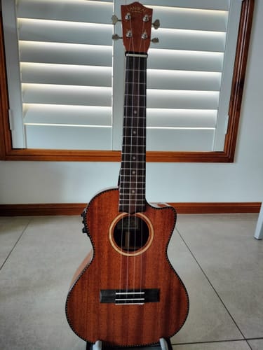 Customer photo review of CT Worth Clear Tenor Ukulele Strings High G Fluorocarbon 2 Restrings per Packet