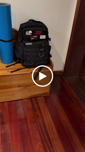 Customer video review of Mochila Táctica 25L Azul *PROMO*