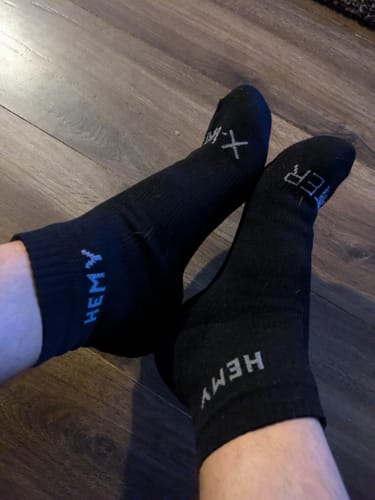 Customer photo review of HEMY Ankle Waterproof Socks