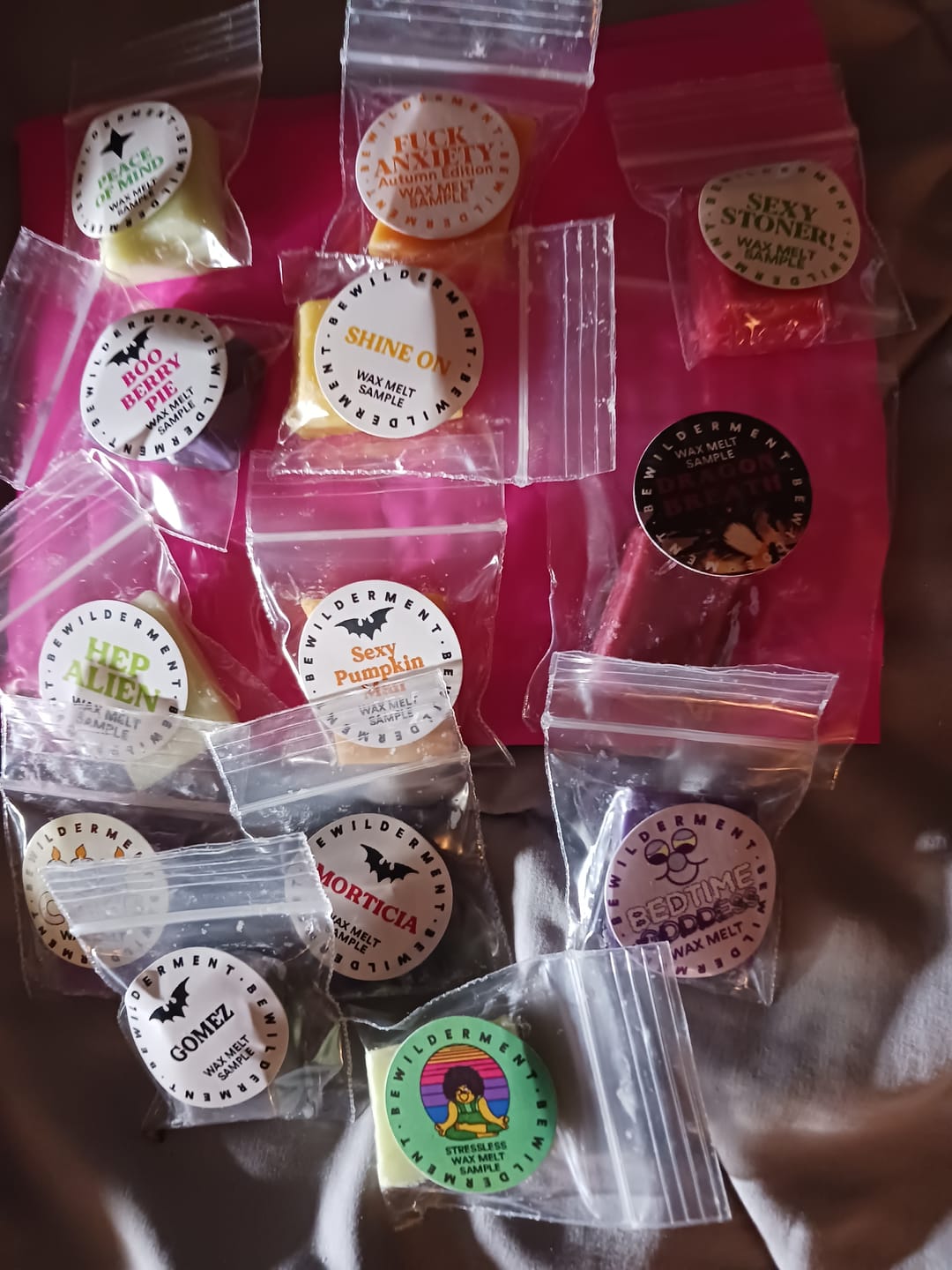 Customer photo review of Wax Sample Pack