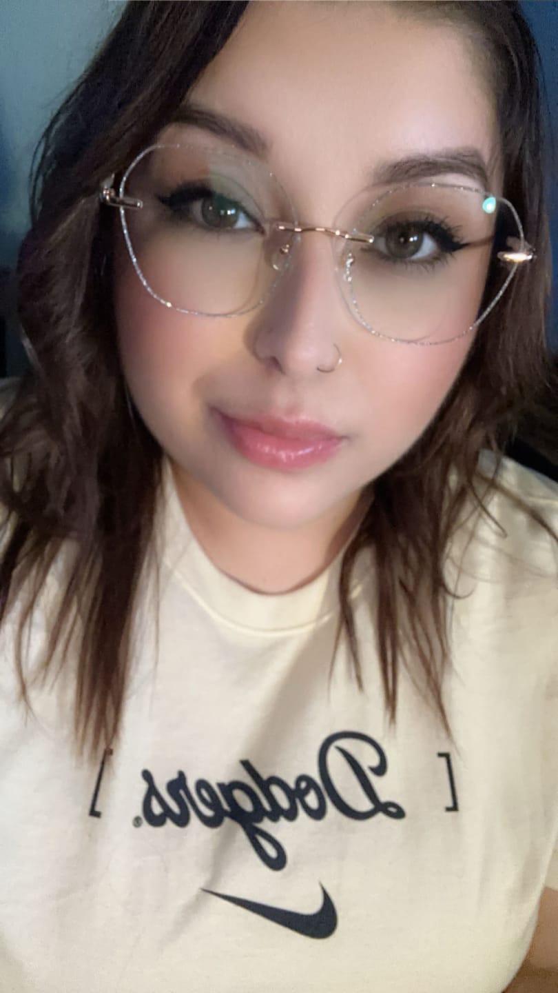 Customer photo review of Lydia Eyeglasses