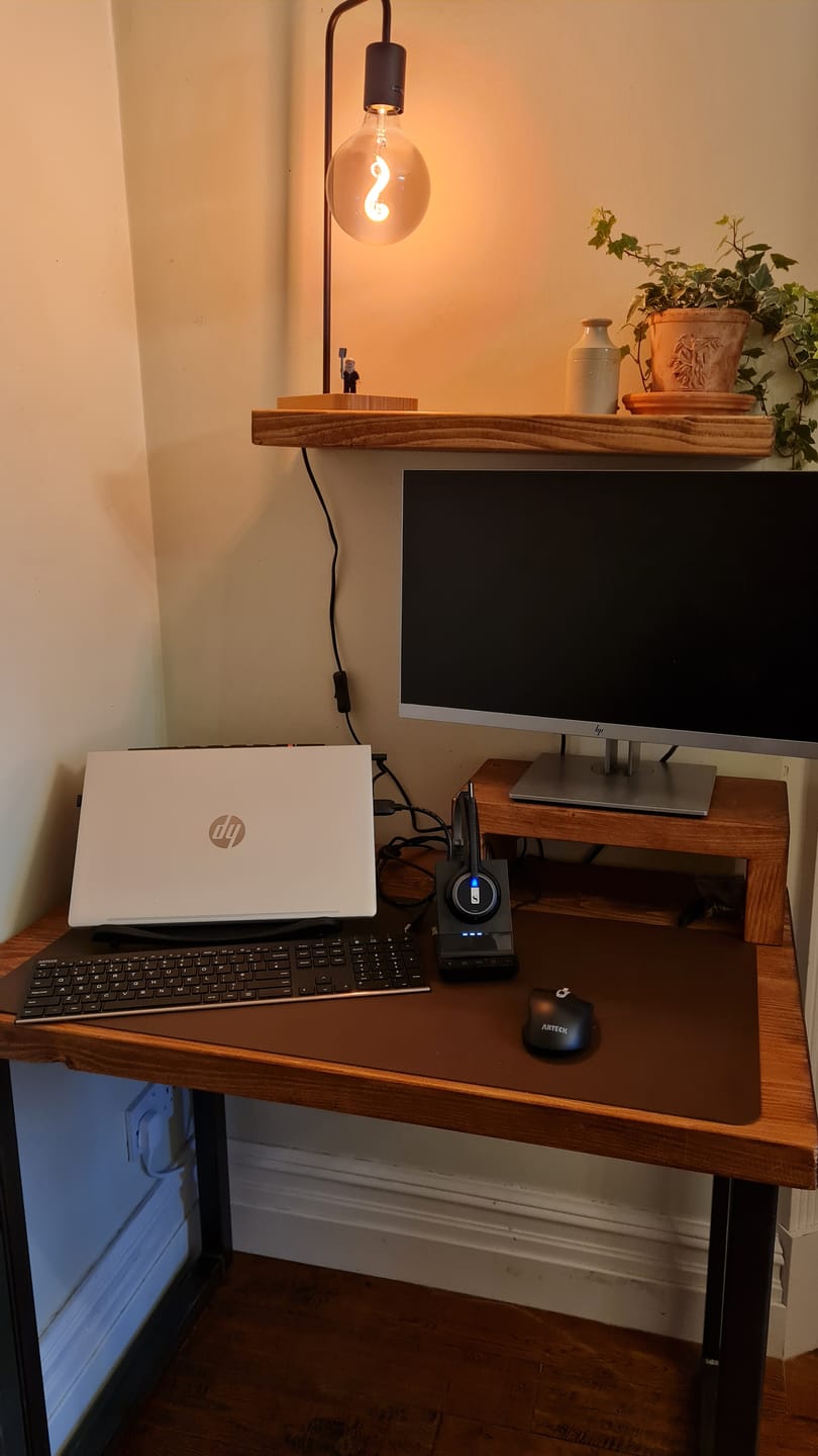 Customer photo review of Wooden Floating Wall Shelves | 22.5cm depth
