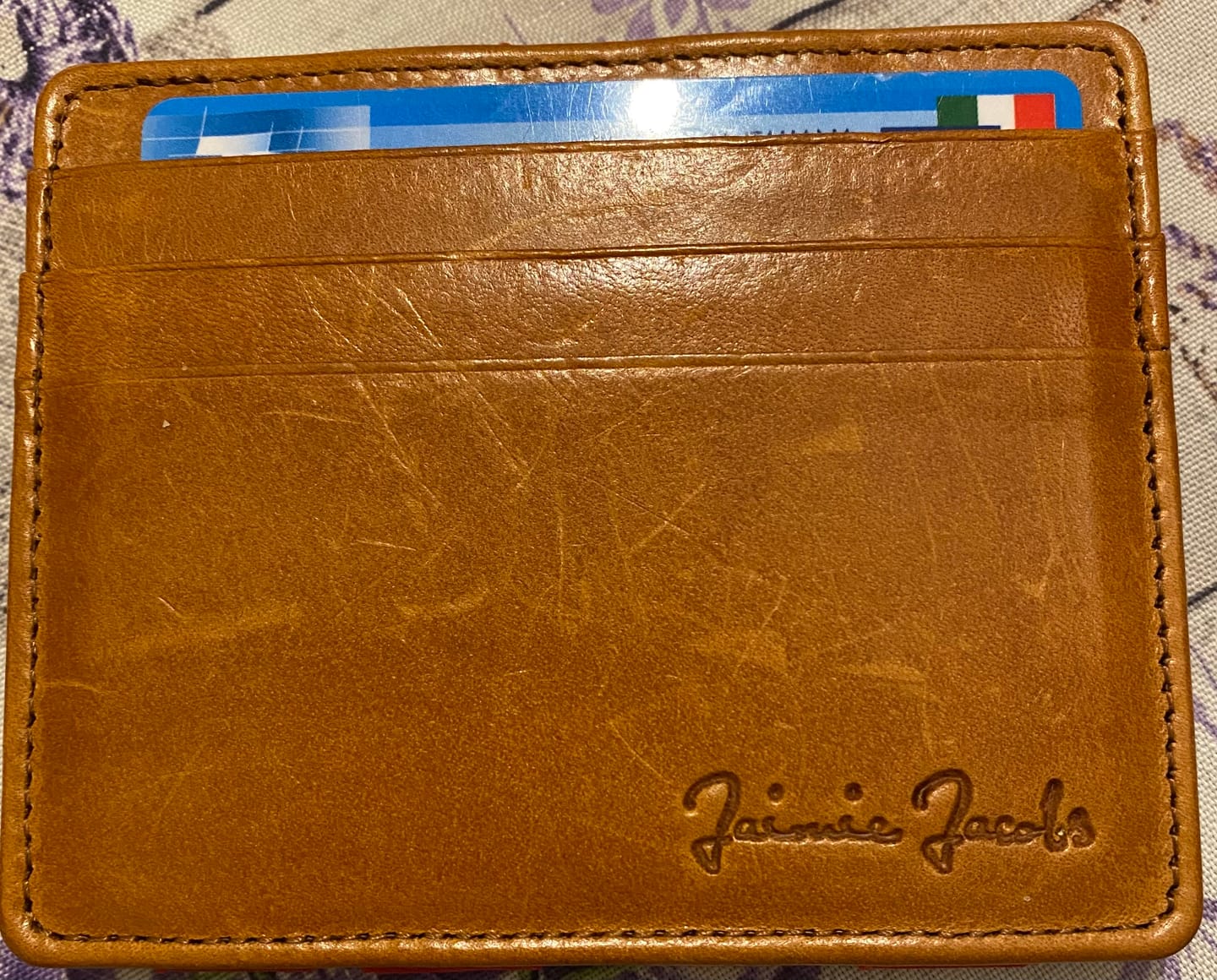 Customer photo review of Flap Boy Slim - Magic Wallet without Coin Pocket