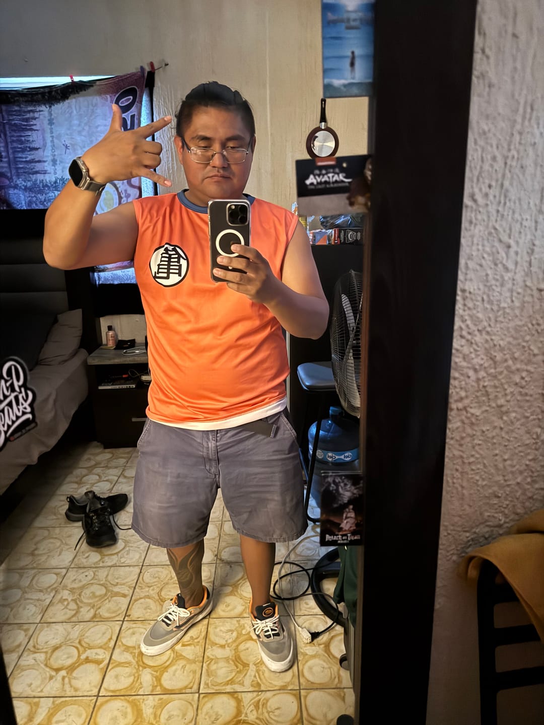 Customer photo review of Playera Sin Mangas Goku