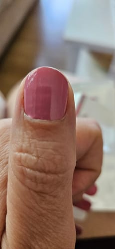 Customer photo review of Baby Pink | Nail Polish Wraps