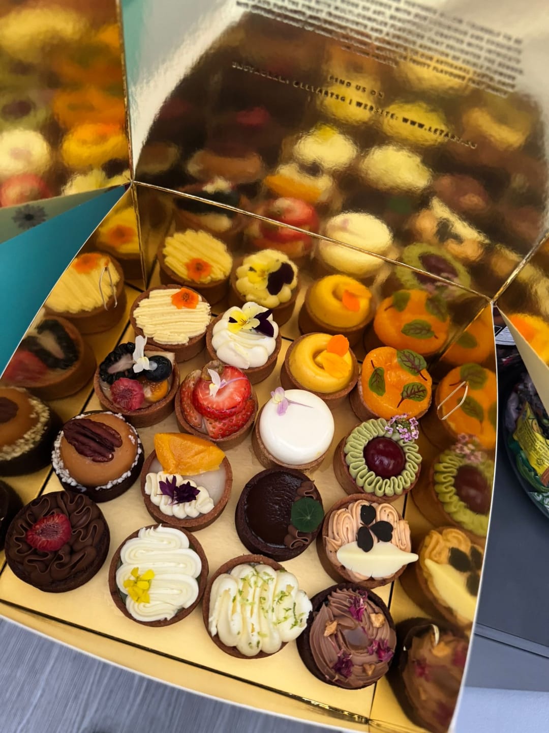 Customer photo review of The Dessert Connoisseur 16pcs