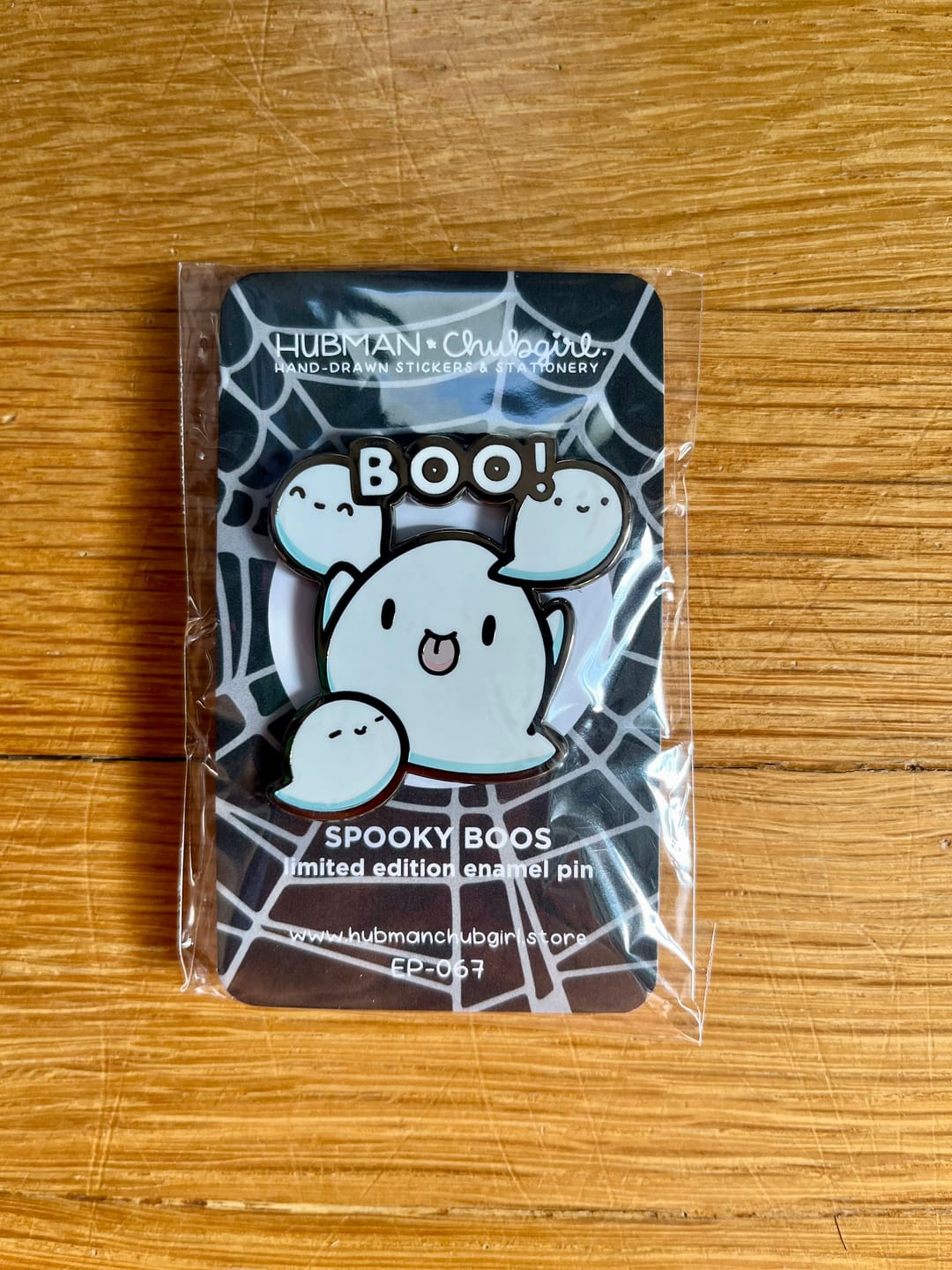Customer photo review of Spooky Boos Pin