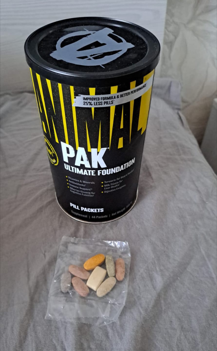 Customer photo review of Animal Pak (44 porcijas)