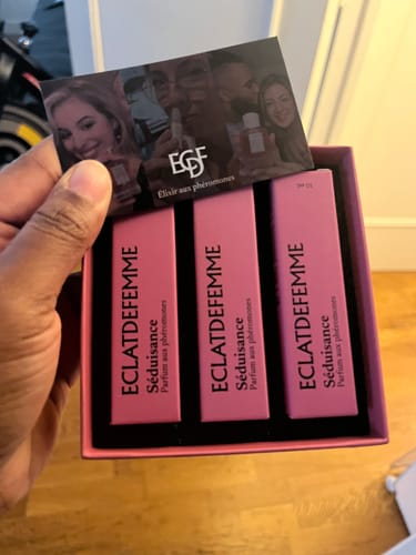 Customer photo review of Elixir Aux Phéromones.