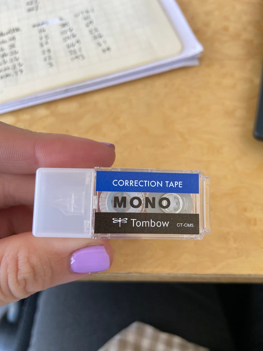 Customer photo review of Tombow - Corrector en Cinta Mono Pocket 4 m x 5 mm