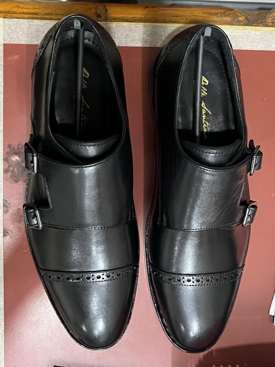 Customer photo review of Goodyear Welted - Double Monk Strap - Black