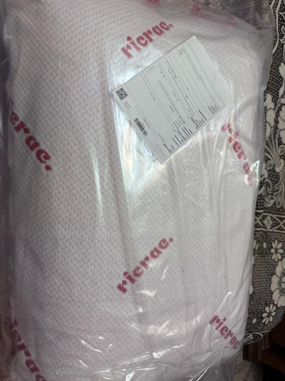 Customer photo review of Cooling Memory Foam Gel Pillow- Soft
