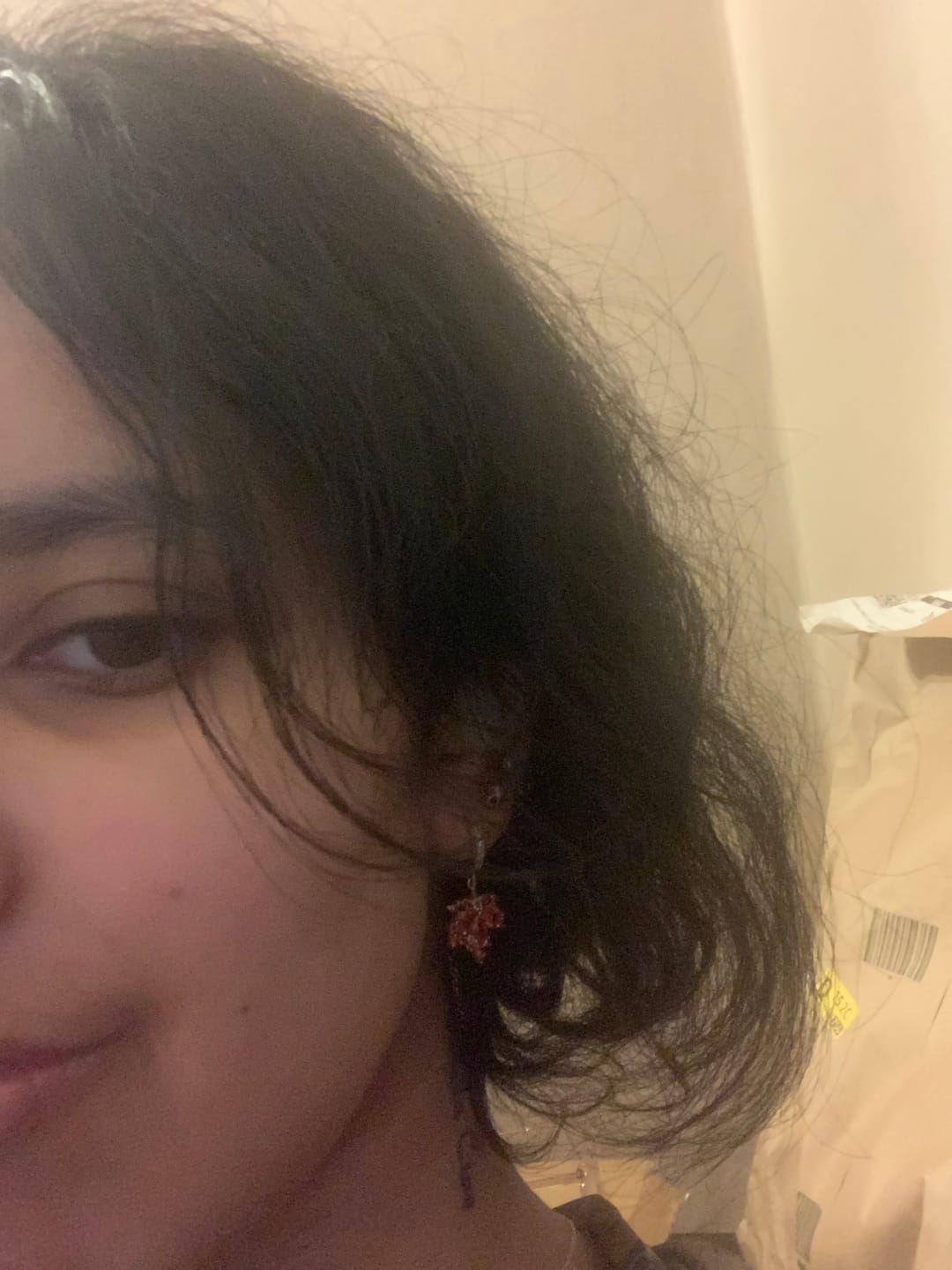 Customer photo review of Buddha Stones Maple Leaf Zircon Luck Necklace Pendant Ring Earrings