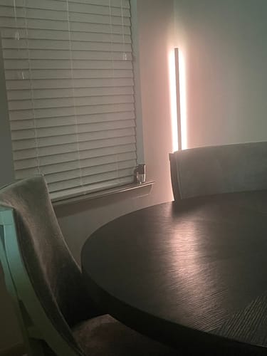 Customer photo review of LITE TOWER - MODERN STYLED LED CORNER LAMP