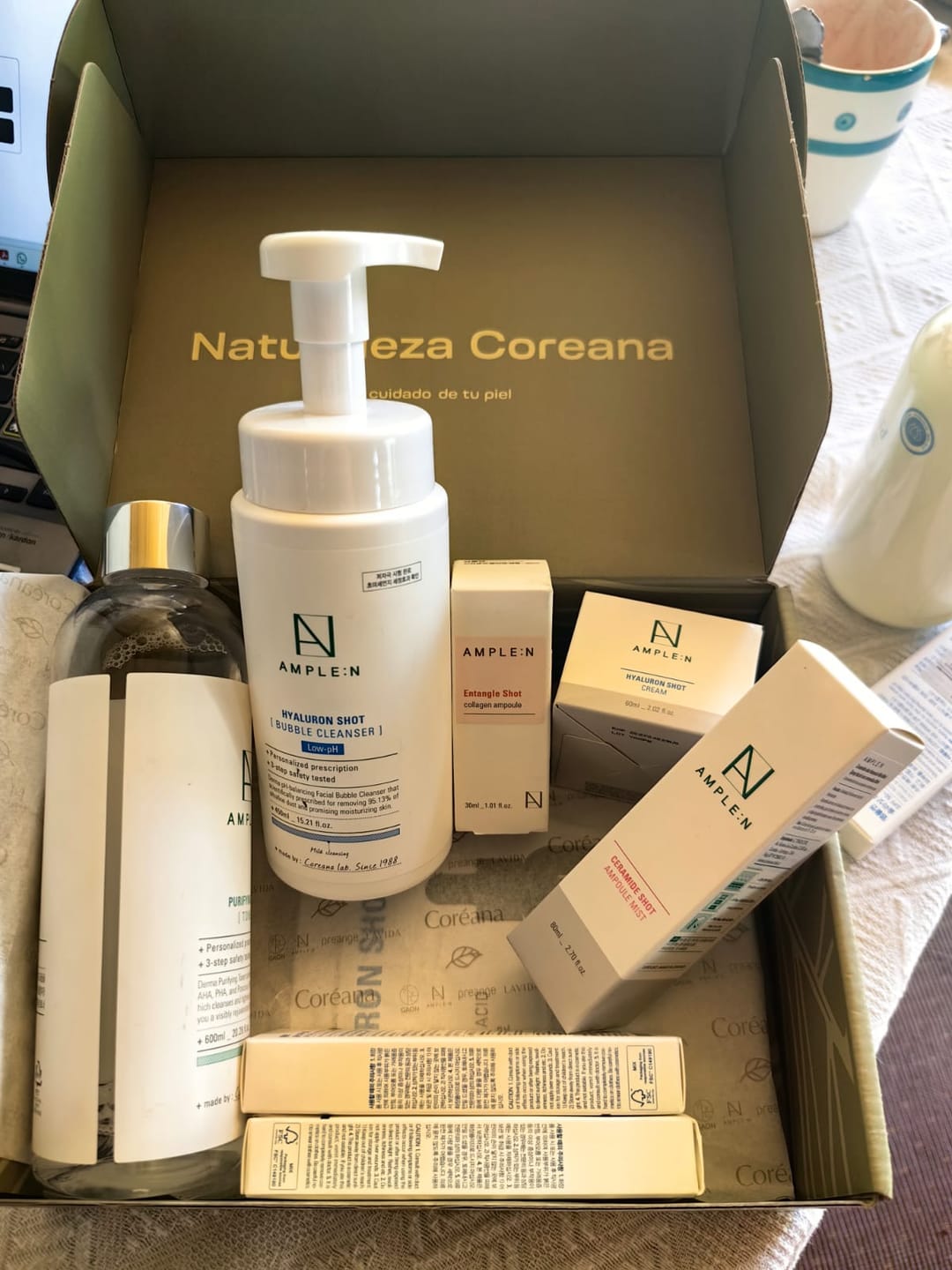 Customer photo review of Sérum Facial Colágeno Redensificador 30ml AMPLEN