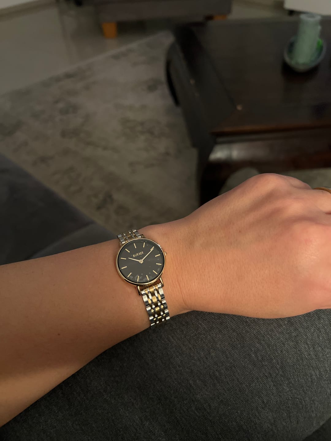 Customer photo review of Ruby Petite Black Gold Silver