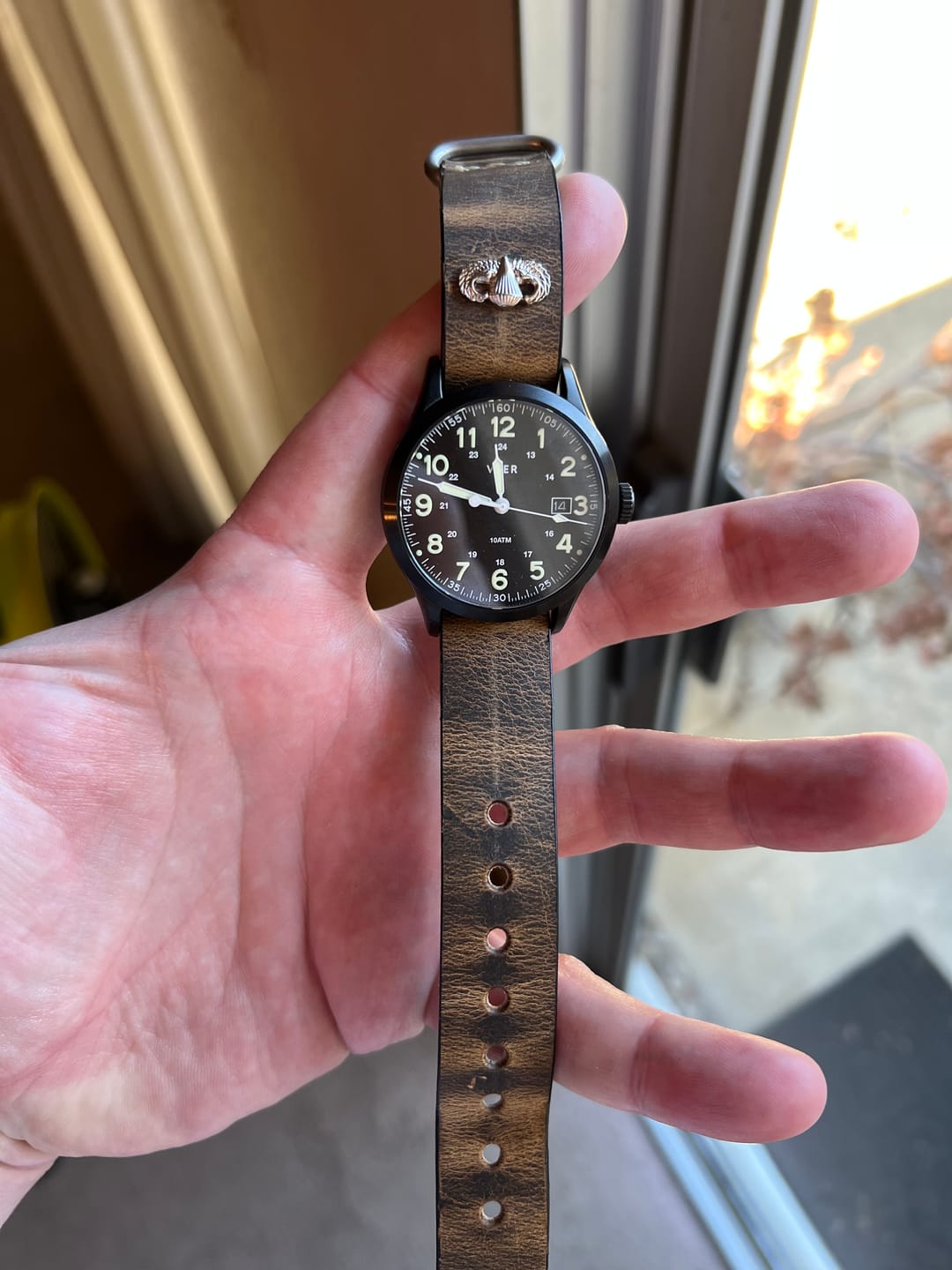 Customer photo review of W.O.E. Leather Single Pass Zulu