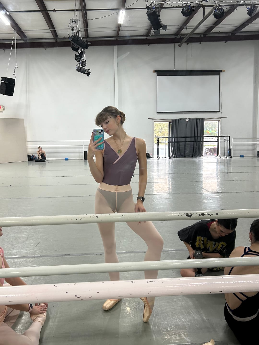 Customer photo review of Ballet Tights Convertible - Pink