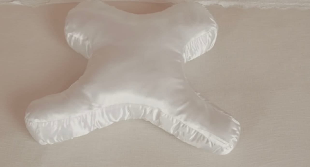 Customer photo review of NEW Glow Up Pillow + FREE Silk Pillowcase