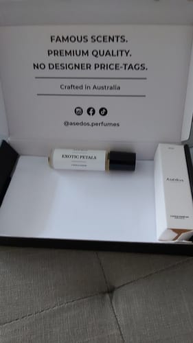 Customer photo review of EXOTIC PETAL PERFUME OIL