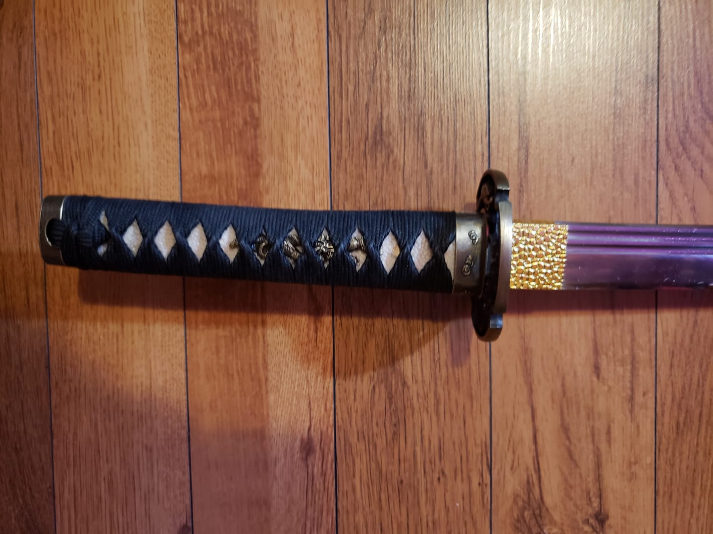 Customer photo review of Custom Wakizashi Build your own Wakizashi sword