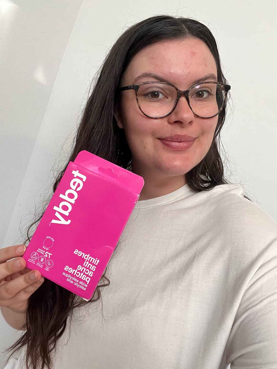 Customer photo review of Pimple Patches with Salicylic Acid - 72 Pink Teddies