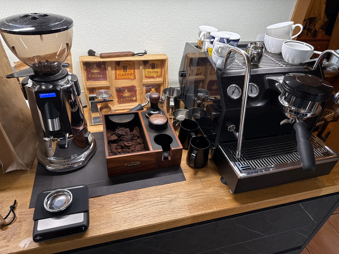 Customer photo review of MHW-3BOMBER Formula Smart Espresso Coffee Scale