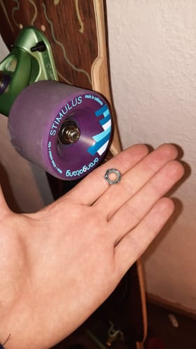Customer photo review of Axle Nut (set of 2)