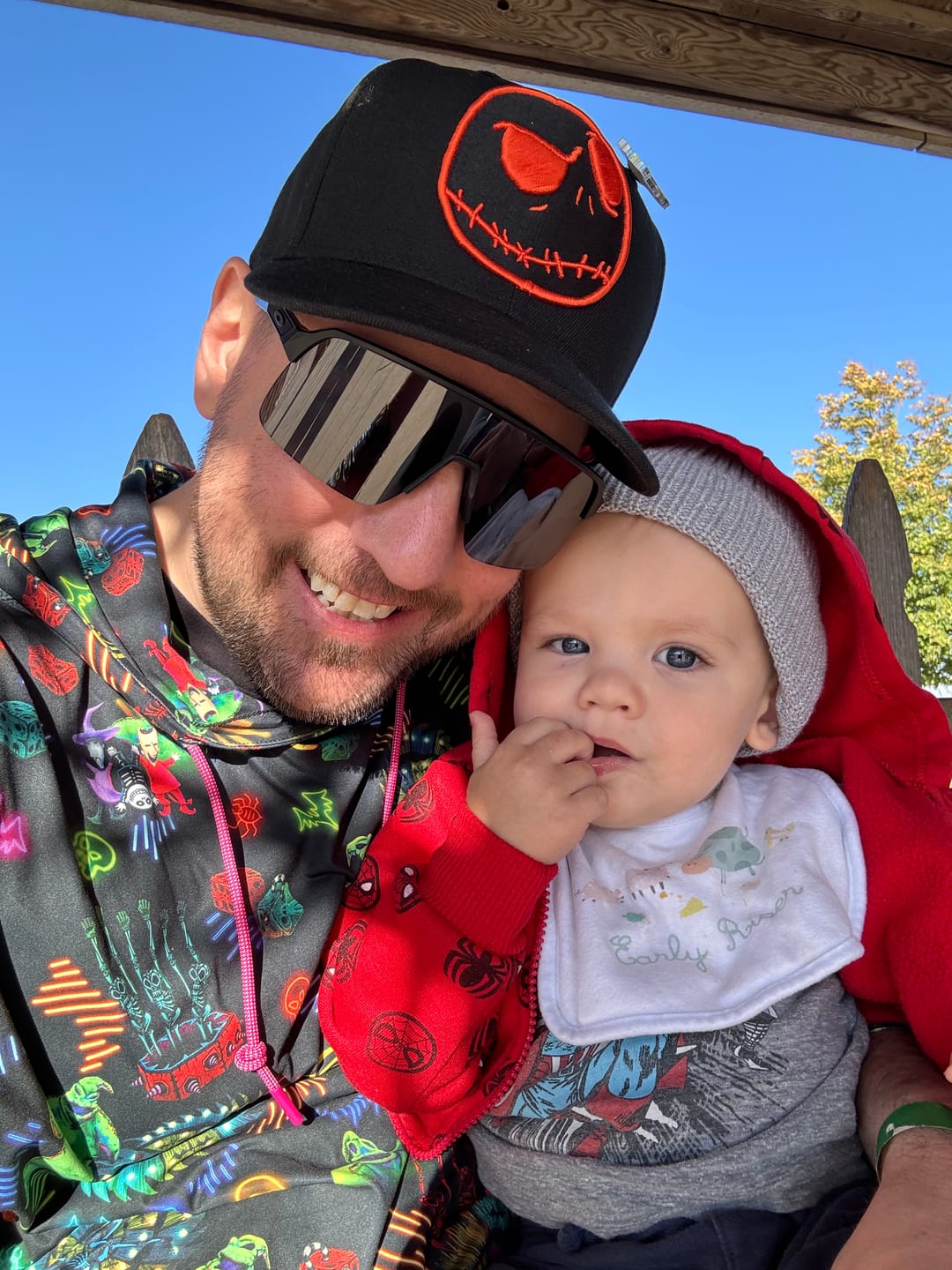 Customer photo review of Disney Tim Burton's Nightmare Before Christmas "Oogie's Turn to Boogie" – Performance Hoodie