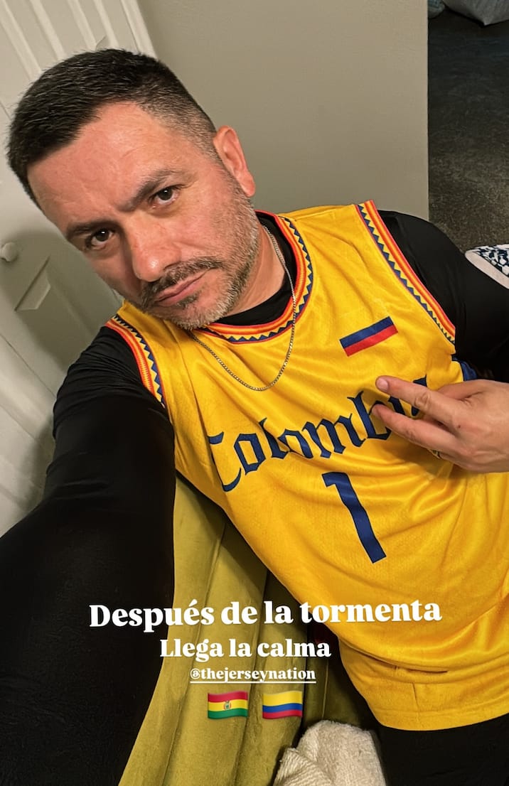 Customer photo review of Colombia Custom Basketball Jersey