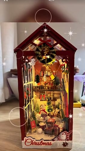 Customer photo review of Christmas Cottage Nook Book