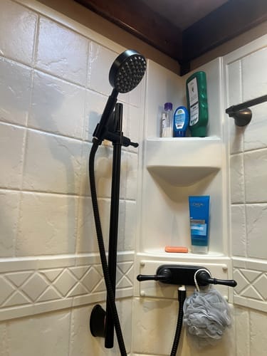 Customer photo review of 1-Spray Handheld Shower Head Set