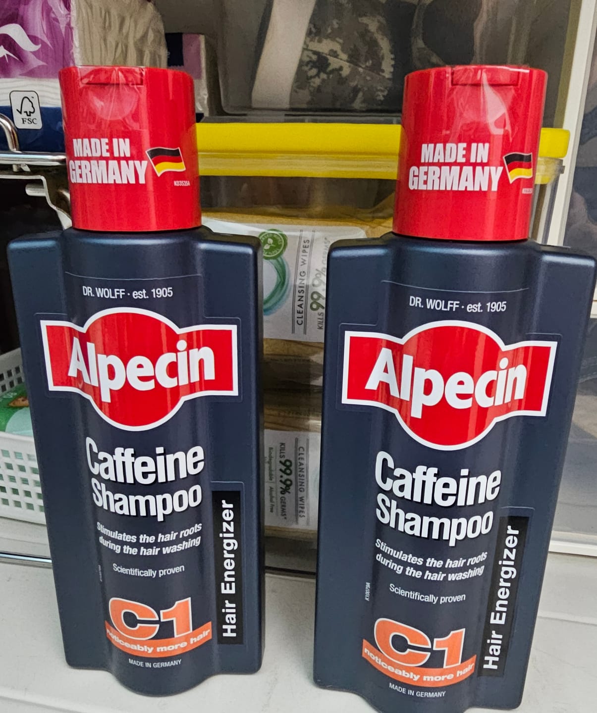 Customer photo review of Alpecin Caffeine Shampoo C1 (375ml)