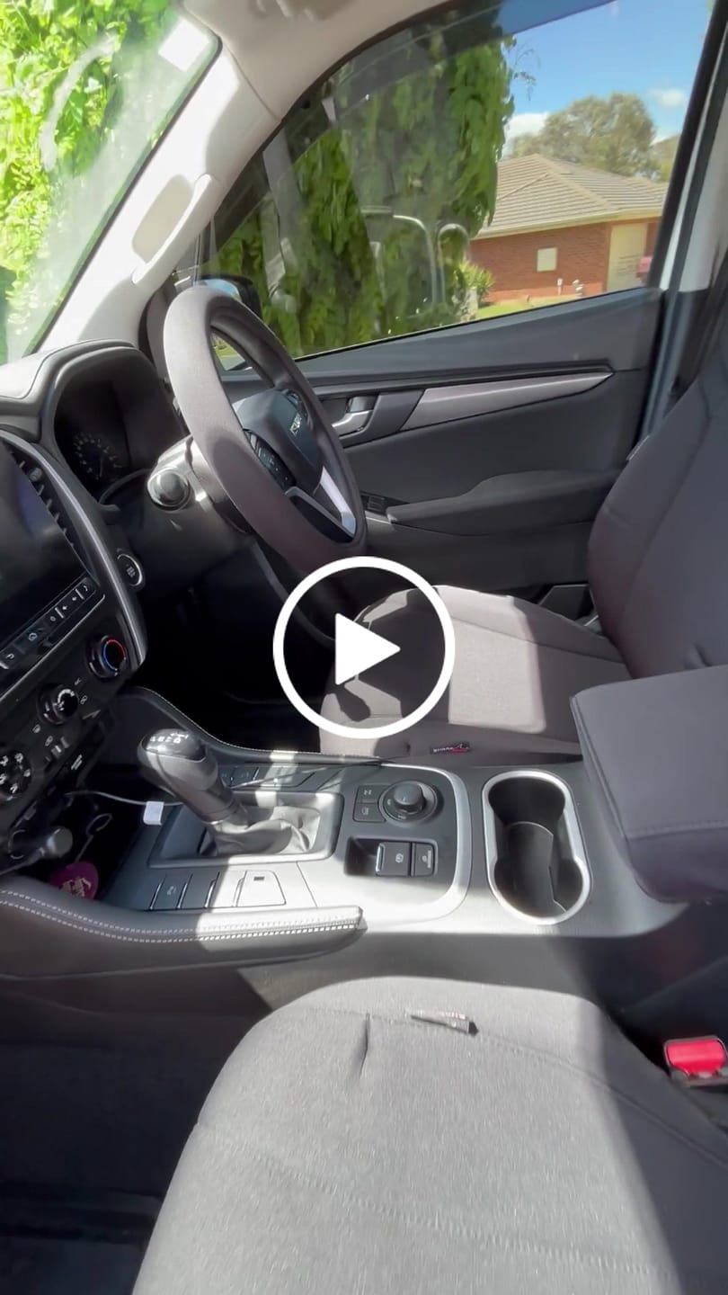 Customer video review of Sharkskin PLUS Seat Covers for Isuzu MU-X 5 Seater (06/2021-On)